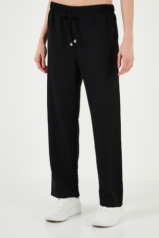 Lela Relaxed Fit Bol Paça Bayan Pantolon 5865826 Siyah