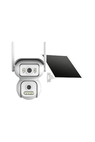 Joysee Sw2 6mp 2x2.8mm Aov Solar Wifi İki Kamera 4ır+4led Ptz