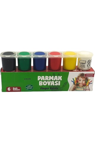 Hayal Sepeti Parmak ve Yüz Boyası 6 Renk 6x25 MM
