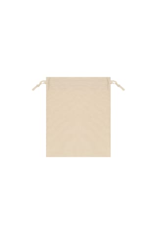 0 Adet %100 Pamuk Ham Bez Büzgülü Kese - 20x25 Cm Çift İp Büzgülü - Çok Amaçlı Saklama Torbası Krem