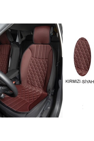 Elegance 2'Li Set Minder Kırmızı-Siyah / Klmny534