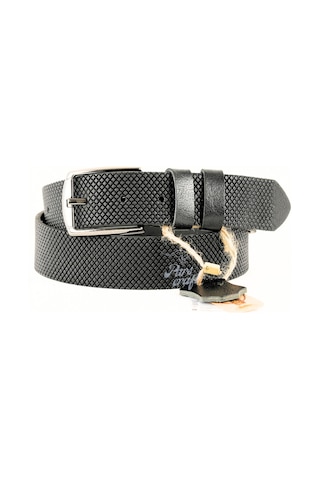 Hakiki Manda Derisi Erkek Kemer 3.5 CM Siyah Klasik Kumaş Kemer Çok Renkli