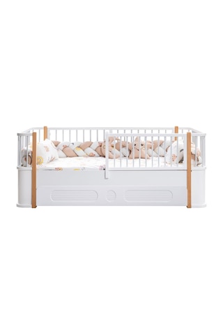 Yavrulu Karyola, Antalya Montessori Yavrulu Yatak - Ceviz + 1 Adet Comfort Yatak