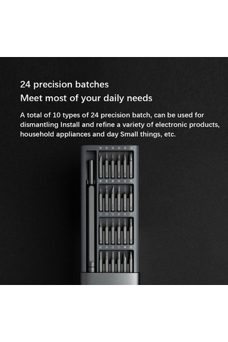 Dancemonkey 24 Adet Mijia Tornavida Seti - Siyah Renk