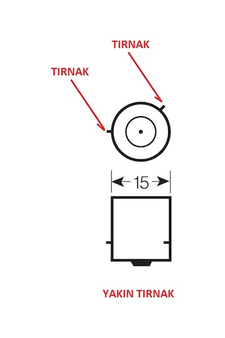 Narva 12v. Py21w Sarı Ampul No: 17638 Yakın Tırnak