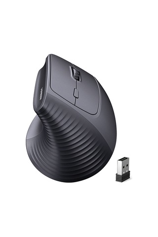 Ugreen Dikey Ergonomik Fare Kablosuz Bt 5.0+2.4g 5 Düğmeli, 1000/1600/2000/4000 Dpı Mouse, Siyah, 55916 -