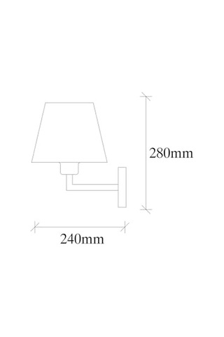 Şık Eskitme Metal Aplik E27 Duvar Aydınlatma 19x24x28 Cm Oturma Odası, Bej-4655 Diğer