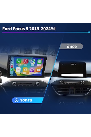 Ford Focus 5 2019-2024yıl 4gb Ram 64gb Rom Carplay Navigasyon