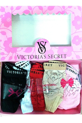 Victoria'S Secret Victoria"s Secret Dantelli Külot Takım 5"li Set Çok Renkli