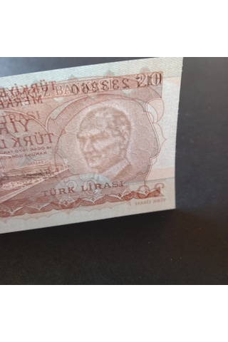 6.emisyon 20 Turk Lirası Çil Eski Kağıt Para - 39963666b05143ac12