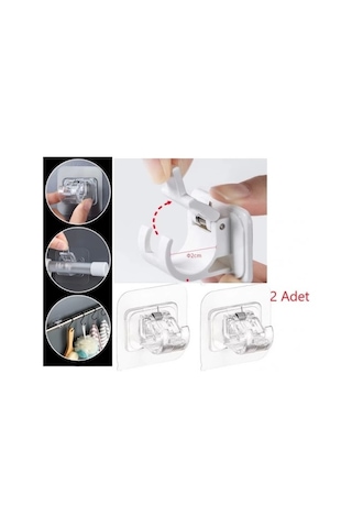 Yaylı Boru Ve Kablo Düzenleyici Halka Kendinden Yapışkanlı 2 Li Diger