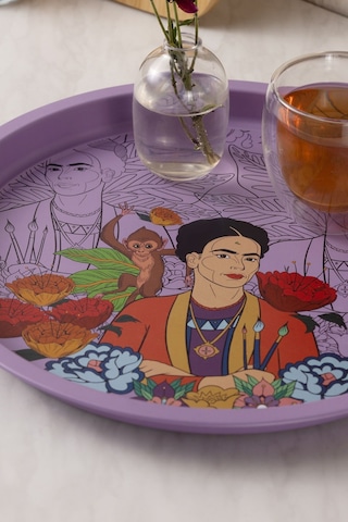 Karaca Frida Metal Yuvarlak Tepsi 35 Cm