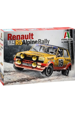 Italeri 3652s 1/24 Renault R5 Alpine Rally Arabası Demonte Plastik Maketi
