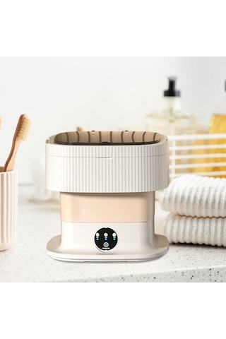 Suntek Katlanabilir Mini Çamaşır Makinesi 10l Yurt Dairesi