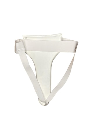 Komodo Sport Kogi/kadın Kuki Kasık Koruyucu Deri Beyaz