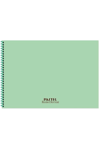 Keskin Color 35x50 20 Yaprak Spiralli Plastik Kapak Pastel Resim Defteri