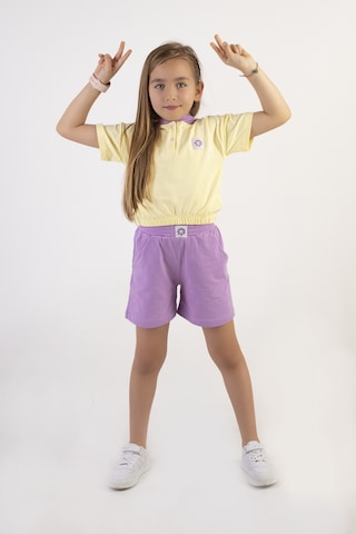 Harika Kids Kız Çocuk Kapşonlu Şortlu Alt-üst Takım 001