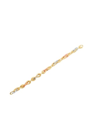 Tektaş - Altın 14 Ayar Hollow Bileklik N11.2555 Sarı Altın
