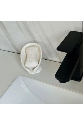 Hangfox Beyaz Sabunluk - Tekli Paket, Pratik Ve Şık Banyo Aksesuarı Diğer