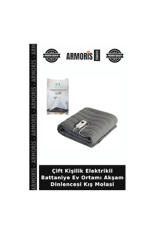 Çift Kişilik Elektrikli Battaniye Ev Ortamı Akşam Dinlencesi Kış Molasi Çok Renkli