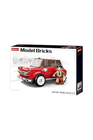 Sluban Model Brıcks Kırmızı Retro Araba 10160002560