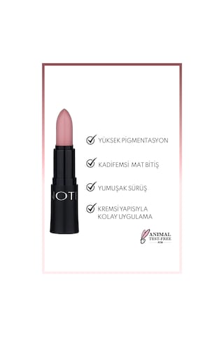 Note Cosmetique Mattemoist Lipstick Mat Bitişli Ruj 312 Happy Tan - Nude