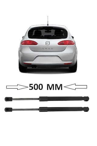Seat Leon 2005-2012 Uyumlu Sağ + Sol Takım Bagaj Amortisörü 2 Adet 500mm 1p0827550a Bagaj Amortisörü