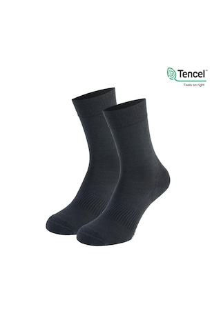 Allunique Unisex Ekstra Yumuşak Dikişsiz Antrasit Soket Çorap Antrasit