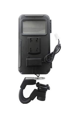 Tristar Suporte XL  USB Bağlantılı Motosiklet Bisiklet Telefon Tutucu Su Geçirmez 5.5-7.0 inç arası