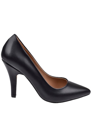 Pullman 10 Cm Topuklu Kadın Ayakkabı Stiletto Mak-437 Siyah