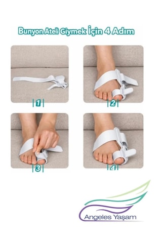 Angeles Yaşam Hallux Valgus Gece Ateli Plastik