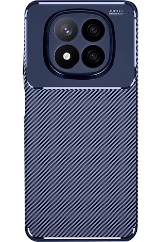 Newface Xiaomi Redmi Note 14 Pro 5g Kılıf Auto Focus Karbon Kapak - Lacivert