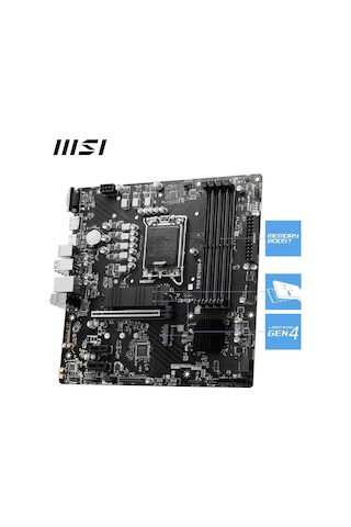 Msı Pro B760m-p Intel Lga1700 Ddr5 Micro Atx Anakart