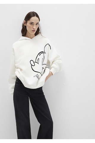 Mavi - Mickey Mouse Baskılı Ekru Sweatshirt 1s10466-80194 Ekru