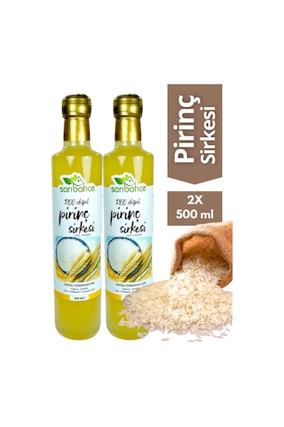 Pirinç Sirkesi 500 Ml 2'li Paket - Organik Doğal Fermantasyon