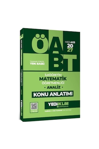 Yediiklim 2027 Öabt Meb-ags İlköğretim Matematik Öğretmenliği Analiz Konu Anlatımı