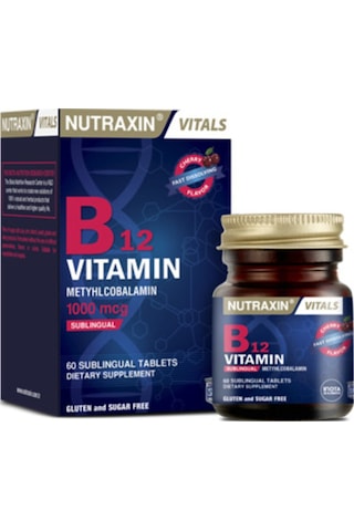 Solgar Vitamin D3 1000 Iu 100 Kapsül + Nutraxin Vitamin B12 60 Dilaltı Tablet + Zinc Sulphate 100 Tablet