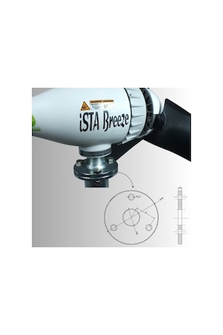 Set İ-500 24v Rüzgar Türbini + Hibrit Şarj Kontrol Cihazı İsta-breeze