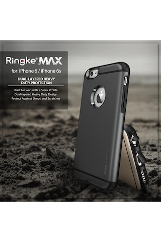 Ringke Max Apple Uyumlu iPhone 6s Plus/ 6 Plus İle Kılıf Royal Gold