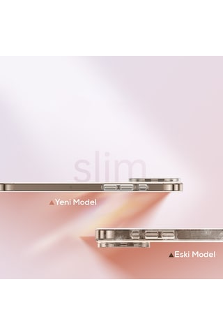 Apple Uyumlu iPhone 16 Pro Kılıf Kamera Standlı Ve Magsafe Özellikli Slim Estop Kapak Şeffaf