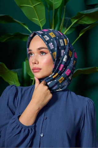 İpekhan Marrakech Koleksiyon Soft Eşarp 1204 - 10 Patlıcan Moru Patlıcan Mor10