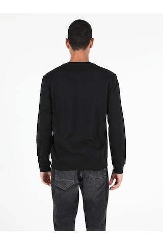 Colin's Regular Fit Erkek Siyah Sweatshirt CL1049893_Q1.V2_BLK