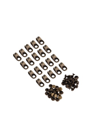 Padalink 20 Adet Kayağaç Ayakabısı İpi Kanca, Alaşım Malzeme, Dayanıklı, Dışarı Ayakkabısı Ve Çanta Askı Bağlantısı İçin, Kiremit Rengi, Dıy El Sanatları Aksesuarı