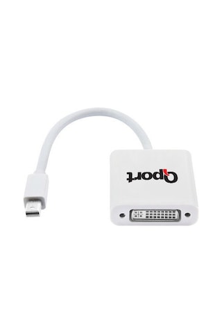 Qport Q-Mdd Mini DisplayportM To DvıF 24+5 Dönüştürücü