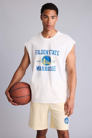 Defacto Nba Golden State Warrıors Oversıze Atlet H3817ax26smer105 Ekru-er105