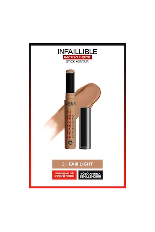 L'oréal Paris Infaillible Face Sculpter Stick Kontür - Fair Light 30188389-10993