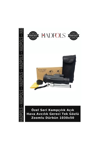 Özel Seri Kampçılık Açık Hava Avcılık Gereci Tek Gözlü Zoomlu Dürbün 1030x50 Diğer