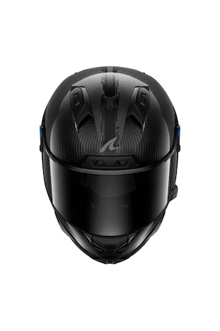 +1 Siyah Vizör + Shark Aeron-GP Full Carbon Fım Racing Kask Siyah