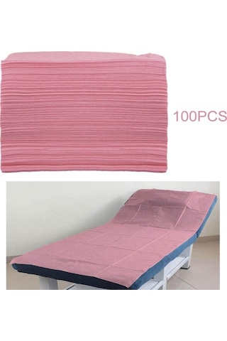 Ganzhoushop Yumuşak Tek Suntek Pembe-deliksiz Tek Kullanımlık Çarşaf 100x Hf