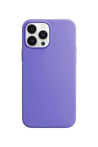 Kılıf Apple iPhone 15 Pro İçin Liquid Lansman Silikon Lila Apple iPhone 15 Pro İle Uyumlu Kılıf - Lila